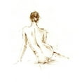 thumbnail image 2 of Harper, Ethan 15x18 White Modern Wood Framed Museum Art Print Titled - Drybrush Figure Study II, 2 of 4