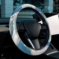 thumbnail image 6 of Sea Mew 14.5 Inch Printing PVC Leather Car Wheel Cover Auto Accessories Steering Wheel Cover, 6 of 6