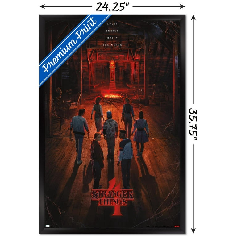 STRANGER THINGS ポスター Netflix Stranger Things - One Sheet Wall Poster with Push Pins