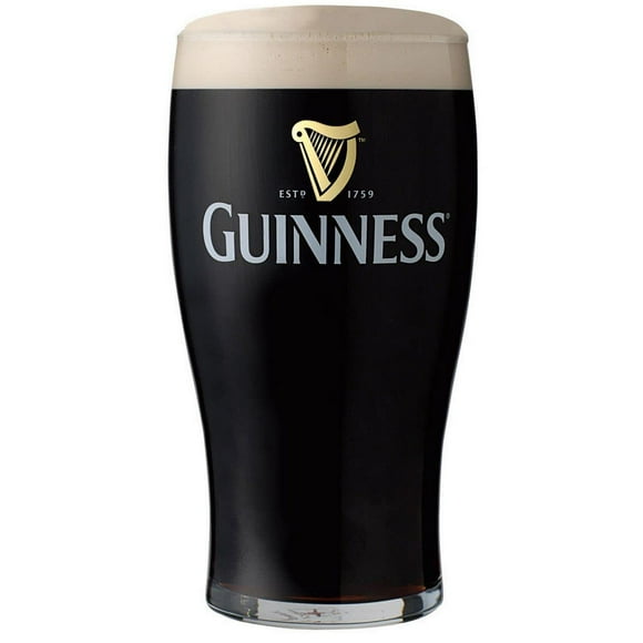 guinness Draught Pint glass 20oz (Pack of 2)