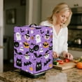 thumbnail image 3 of ZIATUBLES Cat Bat Ghost Pumpkin Moon Printed Juicer Processor Dust Cover Stain Resistant Halloween Kitchen Appliance Protective Case Washable Counter Decor Accessories, 8 "W x 8 "D x 17 "H, 3 of 7