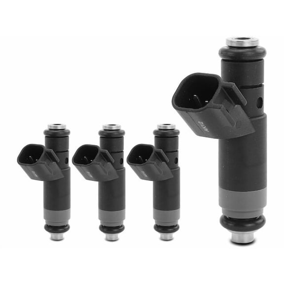 Fuel Injector Kit 4 - Compatible with 2004 - 2007 Dodge Caravan SE 2.4L 4-Cylinder - Autopart Premium
