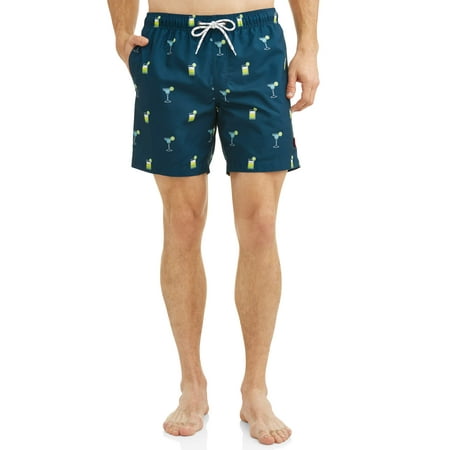 Simply Swim Mens Clothing - Hot Coals Men's Conversational Printed Swim Shorts