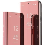 Xiaomi Redmi K30 Case Cover EMAXELERR Stylish Mirror Plating Flip Full Body Protective Reflection Ultra Thin Hard