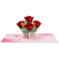 thumbnail image 5 of Lovely Roses Pop Up Card - 5"x7", 5 of 6