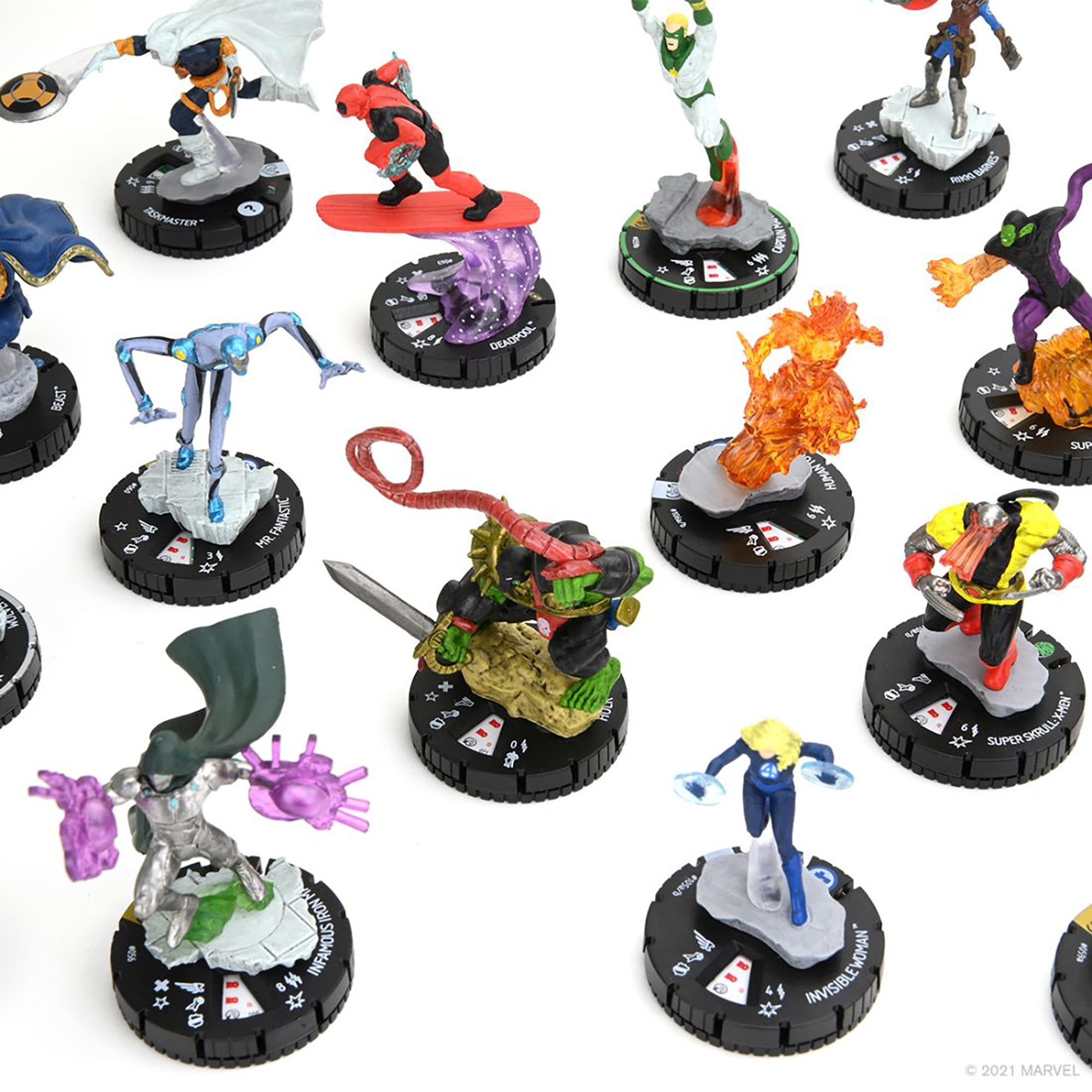 Marvel HeroClix: Avengers Fantastic Four Empyre Booster Brick - 50 Miniatures, WizKids, Randomly Assorted, Pre-painted, RPG