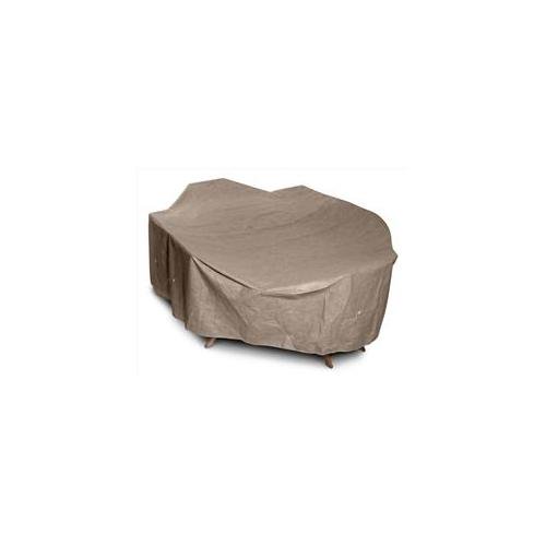 KoverRoos KoverRoos III Taupe Oval/Rectangle Dining Set Cover
