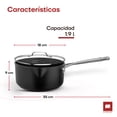 thumbnail image 3 of Olla Chica Ultrachef ANTIADHERENTE Diamond Pro 1.9 L 18 cm con mango DE acero inoxidable, 3 of 5