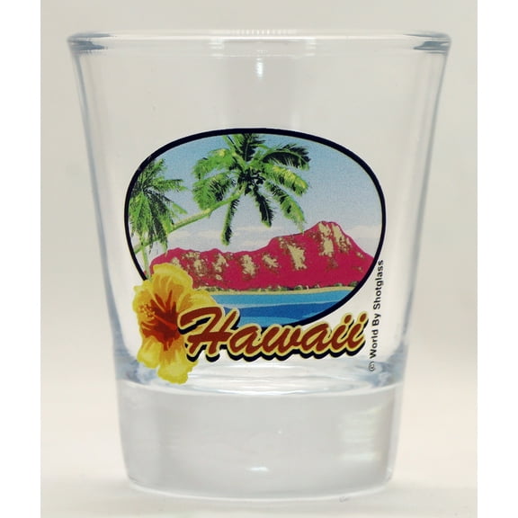 Hawaii Beachfront View Shot Glass