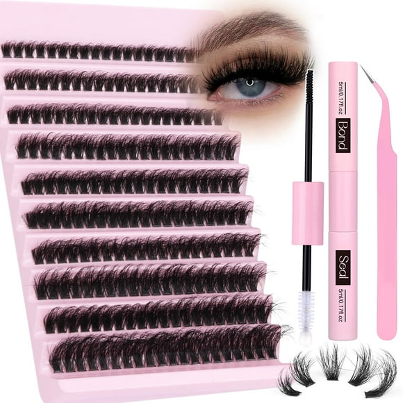 Kit de extensión de pestañas Zanlufly Volume 20 mm Mink Lashes
