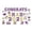 A004- Color D, variant on Car Magnets, 2026 Graduation, Suitable for Graduation Celebration, Have 30 Pieces Grad Decor Magnets