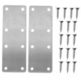 thumbnail image 4 of Phenofice 2Sets Fixing Corner Brace Rectangular Silver For Furniture Assembly, 4 of 7