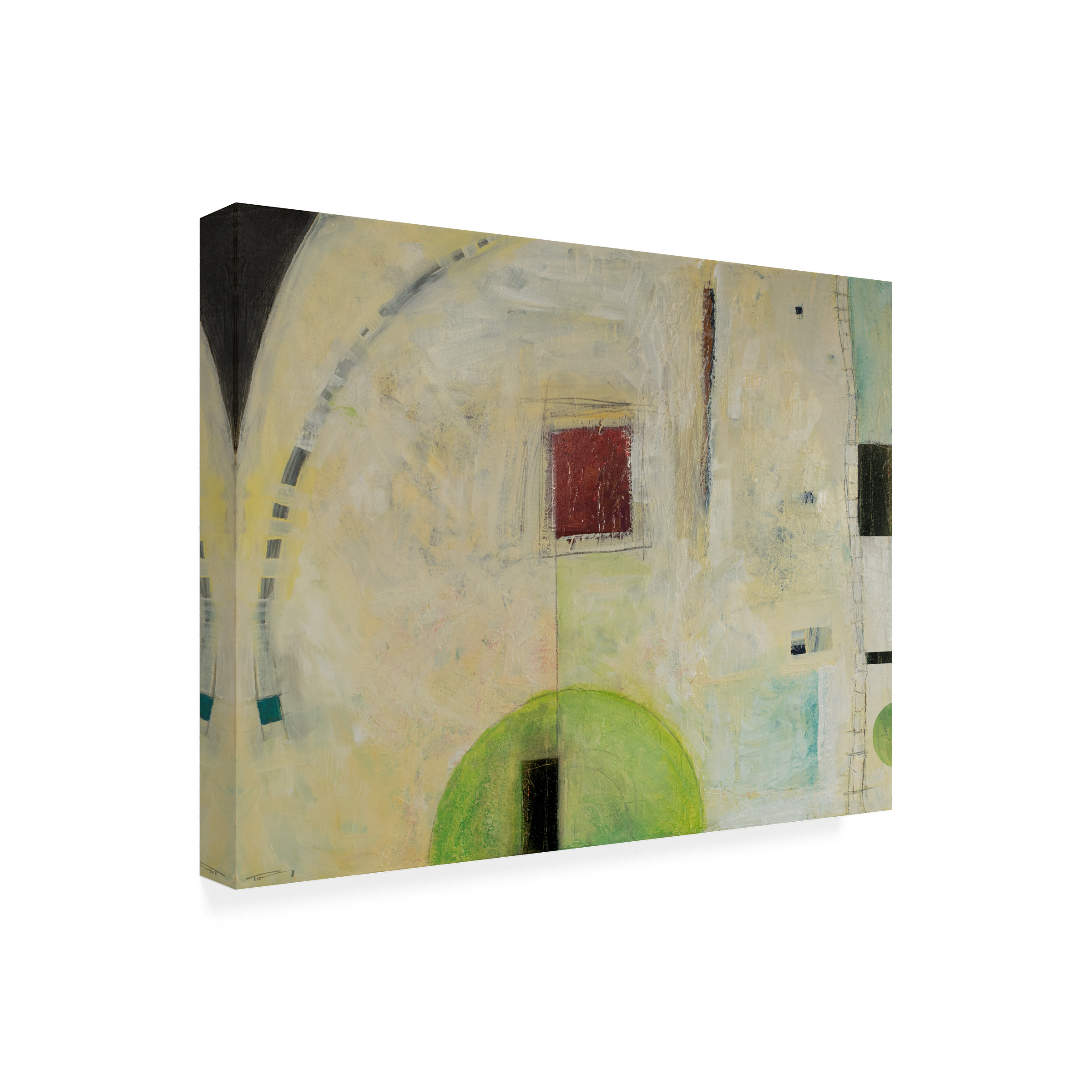 Canvas Wall Art - Tim Nyberg 'Fool Under The Hill' Wall Art for Living Room, Bedroom, or Office DÃ©cor by Trademark Fine Art - 47 x 35 Inches