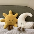 thumbnail image 2 of KAIYANG Divertido juguete de peluche con forma de sol y luna, almohadas para sofá de noche, utilizado para la decoración del hogar (sol), 2 of 5