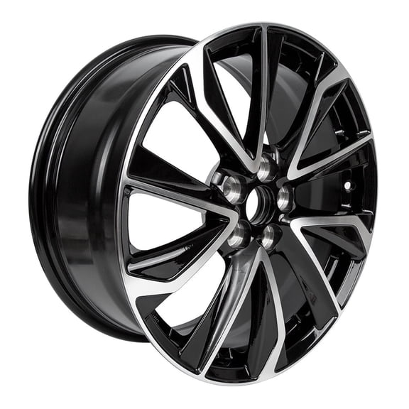 Focalmotors Alloy 17 Inch Rim 5x100 mm 17x7.5 5-Lug, Gray for Toyota Corolla 2019-2022