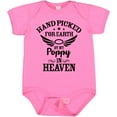 thumbnail image 3 of Inktastic Handpicked for Earth by My Poppy in Heaven with Angel Wings` Boys or Girls Baby Bodysuit, 3 of 5
