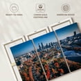 thumbnail image 6 of Elephant Stock Philadelphia In Autumn Wall Art - Horizontal Multi Panel Canvas - Living Room Wall Decor - Places Multi Panel - Gray And Blue Decor - 57" x 36", 6 of 8