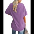 thumbnail image 3 of Camiseta Básica de Corta con Cuello en V, Color , Talla M, 3 of 5