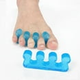 thumbnail image 2 of RAIN Pair of gel toe stretchers and toe separators to relieve toes, bunions, hammertoes and more, relieve pain after yoga and sports activities, 2 of 5