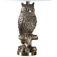 thumbnail image 4 of Benjara BM233933 Lampe de Table en Polyresine 27.5 x 14 x 14 Po. avec Base Ronde, Argent, 4 of 5