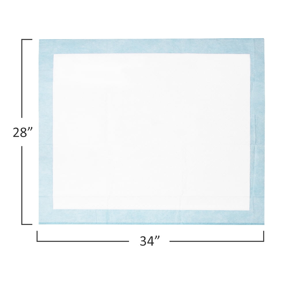 Fluffy Ventures Pet Dog and Puppy Pee Training Pads, Disposable, Extra Large 28" x 34" - 40 Count
