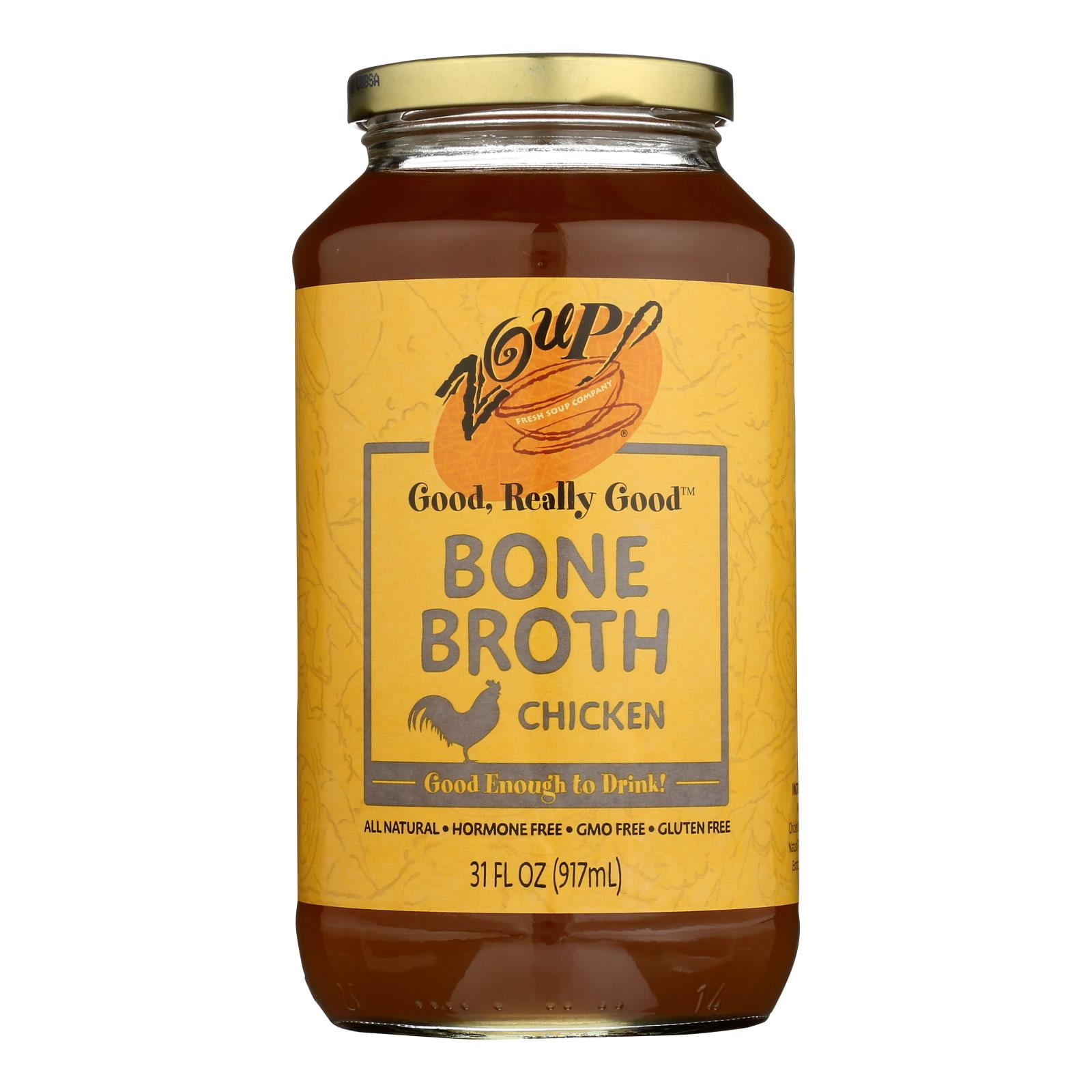 Zoup! Good Really Good Bone Broth Case Of 6 31 Fl Oz.