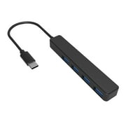 Type-C Hub 4-Port Data Hub Splitter With 5V Micro USB Power Port For USB Expansion