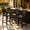 Black, variant on All-Weather HDPE Outdoor Bar Stools Set of 4 – Ergonomic Adirondack Patio Chairs with Armrests, Backrest & Footrest – 27.7" Counter Height, 400 lbs Capacity, Waterproof Garden Furniture, Navy Blue