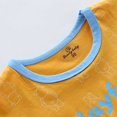 thumbnail image 3 of Summer Boys' New Letter All Over Bear Short Sleeve Set Summer Boys' Casual Fashion Shorts Two Piece Set, 3 of 5