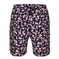 thumbnail image 4 of Kdxio Flower Pattern Mens Casual Shorts - Drawstring Summer Beach Sports Shorts for Men, 4 of 9