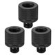 thumbnail image 1 of Adaptador de tornillo de trípode Uxcell, (hembra de 3/8" a macho M8, negro) (3 piezas), adaptador de aleación de aluminio, adecuado para trípode/cámara/monitor/soporte de micrófono, 1 of 6