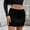 Black, variant on SMihono Women's Y2k Low Rise Sweater Skirt Ribbed Knit Mini Skirt Bodycon Knitted Skirts Casual Pencil Short Knit Sweater Skirts White L