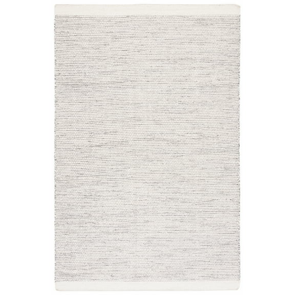 SAFAVIEH Vermont Zarif Distressed Dotted Area Rug, Ivory/Black, 3' x 5'