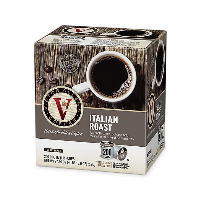 Victor Allen's Coffee K Cups, Italian 