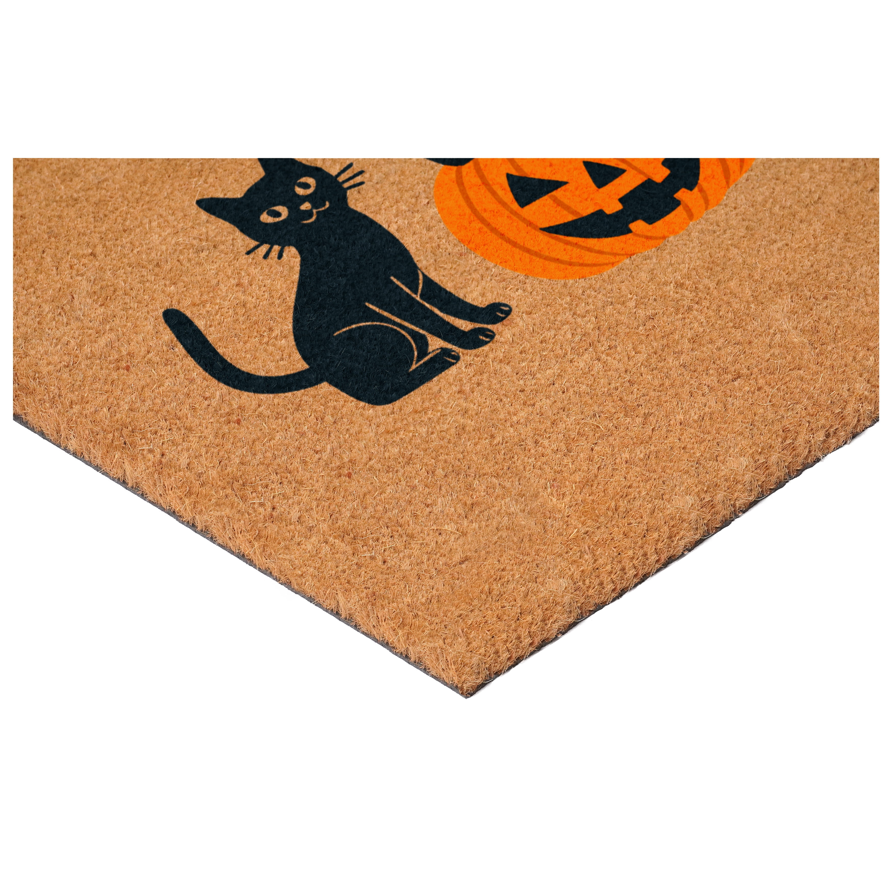 Mischief Halloween Cats Doormat, 24" x 36"