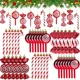 thumbnail image 2 of 6-24 piezas de piruletas navideñas con forma de bastón de caramelo, colgantes para árbol de Navidad, adornos de bolas para fiestas de Navidad, regalos de Año Nuevo, 2 of 5