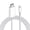 Type-C to HDMI-2M, variant on HDMI cable is suitable for Apple high-definition cable, TV, monitor, set-top box, high-definition connection cable 2.0 HDTV cable（White 2M）,Type-C to HDMI-2M