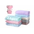 thumbnail image 1 of 24pcs Toalla Facial De Baño Xtellar multicolor Algodón 100% 30x30cm, 1 of 4