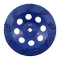 thumbnail image 2 of EDiamondTools 7" Crushed Chip PCD Grinding Wheel for Epoxy Glue Mastic Thinset, 9 Segments, 2 of 4