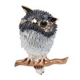 thumbnail image 1 of Brooch Pin, Beautiful Decorative Exquisite Fashional Electroplating Process Owl Brooch  For Clothes Decoration For Perfect Gift, 1 of 8