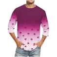 thumbnail image 1 of Tops para hombre, blusas y camisas de cuello redondo y manga corta para hombre, blusas casuales de moda con cuello redondo y manga corta, blusas para hombre, blusas de poliéster para hombre, 1 of 4