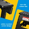 thumbnail image 5 of ACSTEP Folding Step Stool - Lightweight, Non-Slip, Collapsible Design - Holds up to 300lbs - Perfect for Adults - Black, 5 of 5