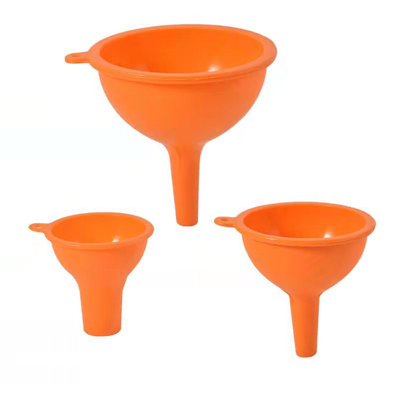 Homgreen 3 Pcs Kitchen Funnel Set Canning Funnel Silicone Funnel Food