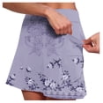 thumbnail image 5 of Wxolcjlv Womens Floral Print Skort High Waist Built‑In Short Workout Casual Skirts, 5 of 8