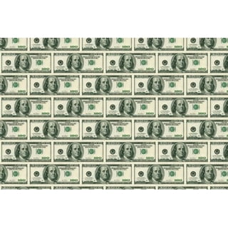 Vintage Money Gift Wrap, Wrapping Paper, Money, Ben Franklin