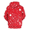 thumbnail image 3 of Red White Polka Dots Men's Women New Sweatshirt Hoodie Men's Plus Size Sweatshirt Hooded Sweatshirt 3d Printed Street Men's Cloth, 3 of 6