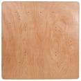 thumbnail image 2 of 5-Foot Square Wood Folding Banquet Table, 2 of 4