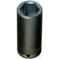 Proto Torqueplus Deep Impact Socket, 1/2" Drive, 1 3/8", 6 Point, EA (577-7344H)