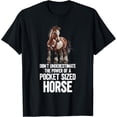 thumbnail image 1 of Miniature Horse Mini Horse Pet Tiny Horse Lover Pony T-Shirt, 1 of 4
