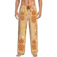 thumbnail image 1 of Balery Pineapples Pantalones de pijama para hombre, pijama ultraligero, pantalón de descanso-XX-Large, 1 of 6